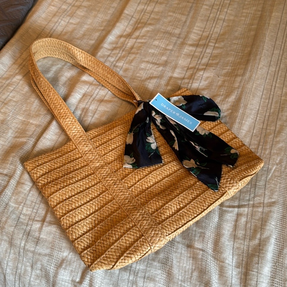 Draper James Straw Bag NWT